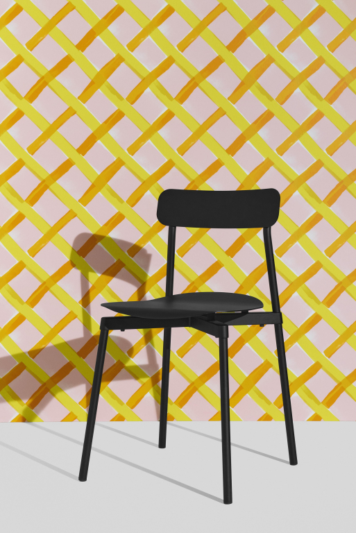 Petite Friture Croisillon by Les Crafties behang Pink