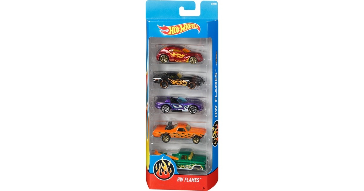 Hot Wheels5-Car Pack Speelgoedvoertuig  (Assortiment product)