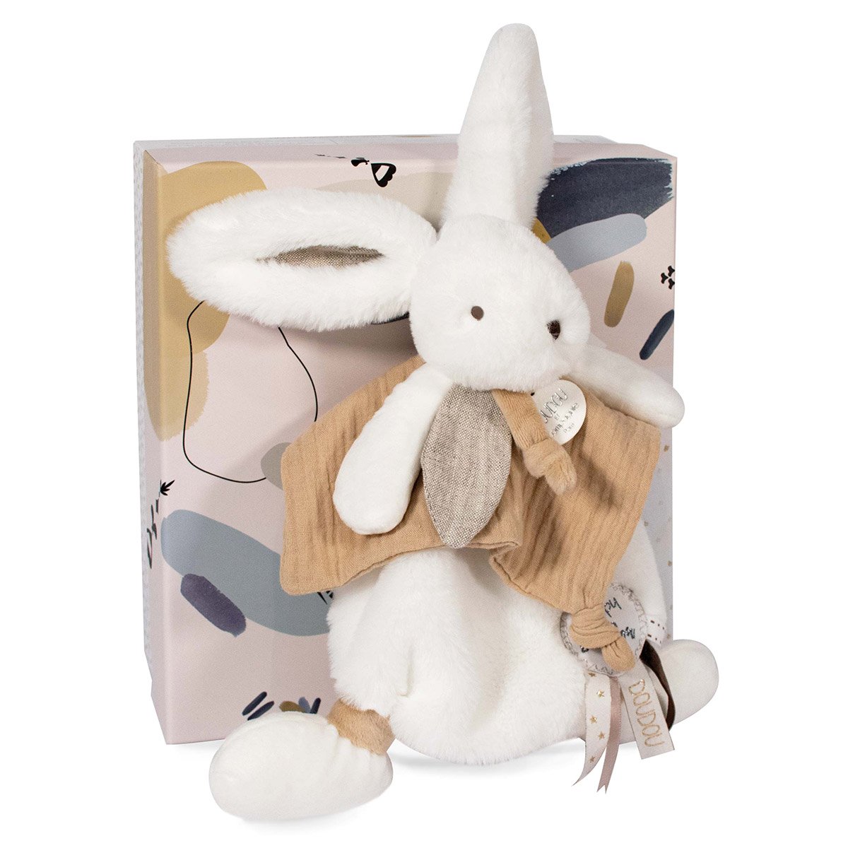 Doudou Happy Wild - Lapin Blanc