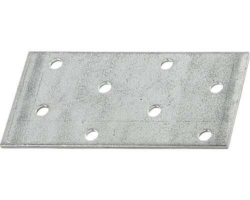 Vlakke connector 80 x 40 mm, sendzimir verzinkt, 1 stuk