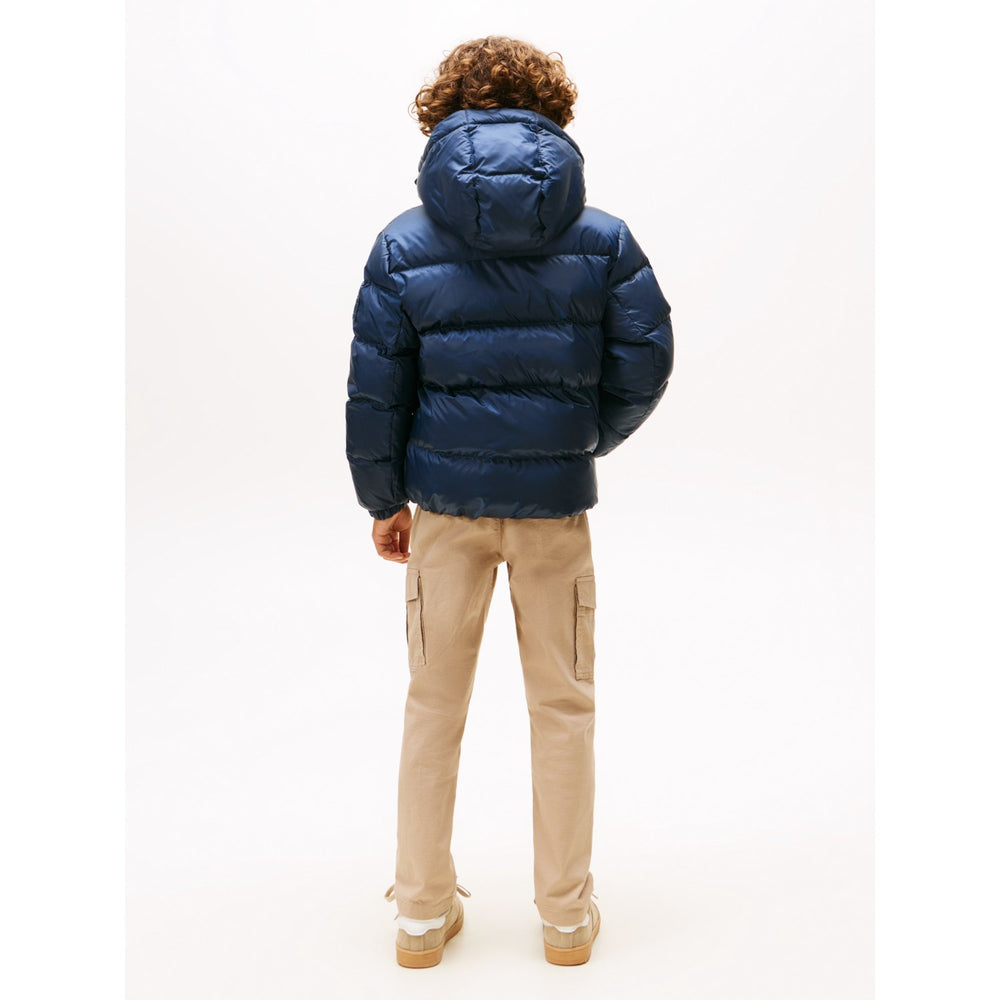 Køb Tommy Hilfiger Dark Night Navy Essential Down Jakke