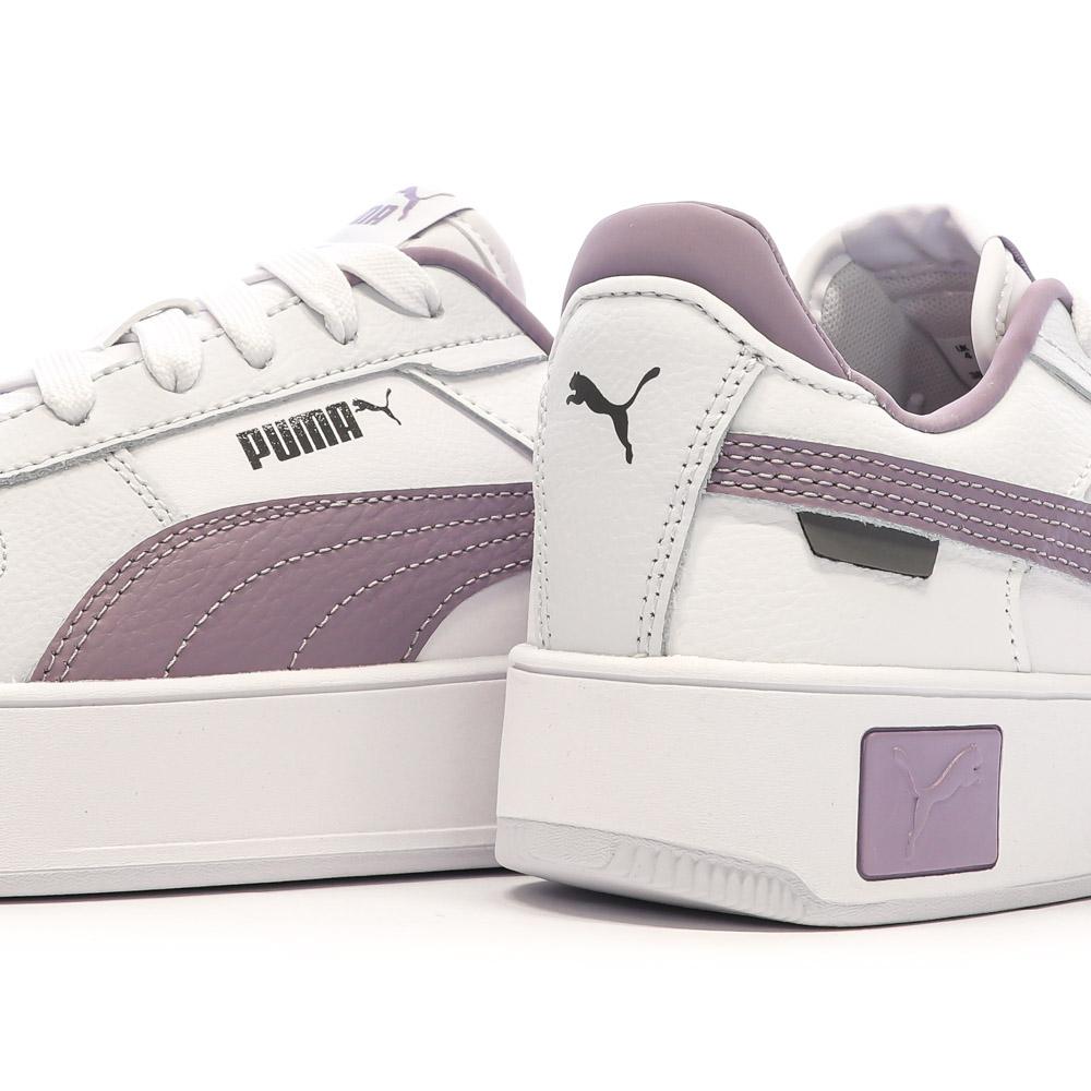 Puma Baskets Blanc/Violet Femme Puma Carina Street
