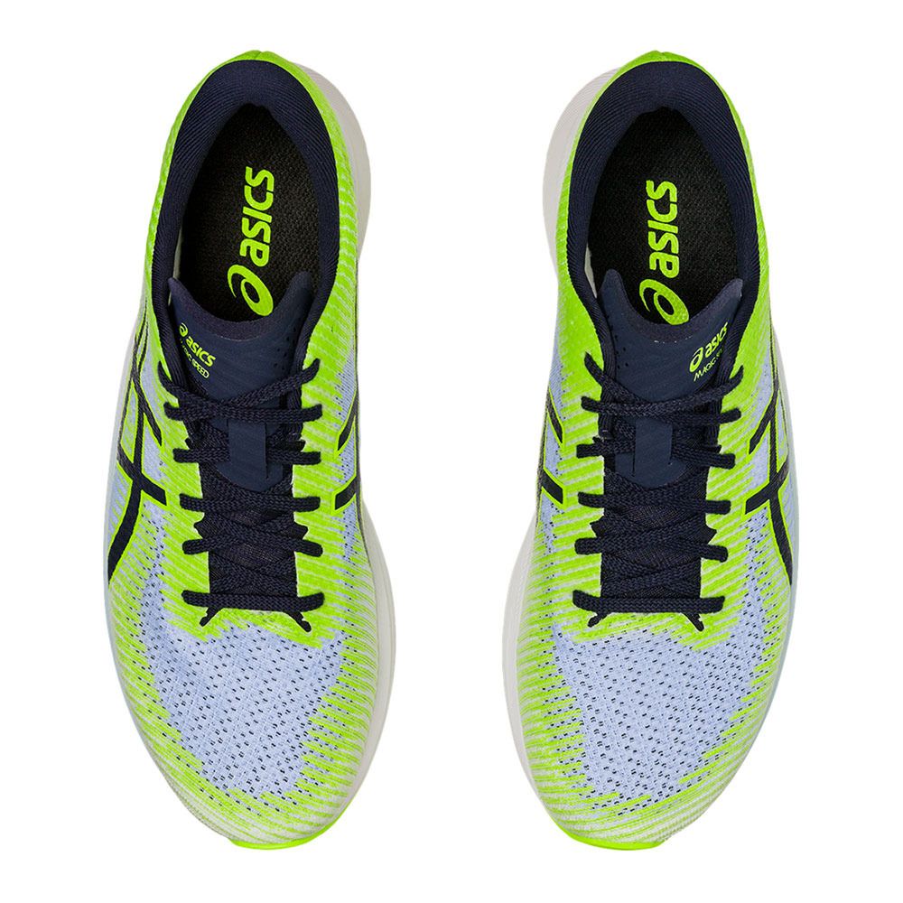 Asics MAGIC SPEED 2 - Chaussures running Homme hazard green/midnight