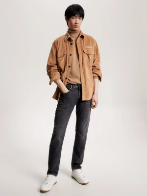 Calça jeans preta padrão Mercer