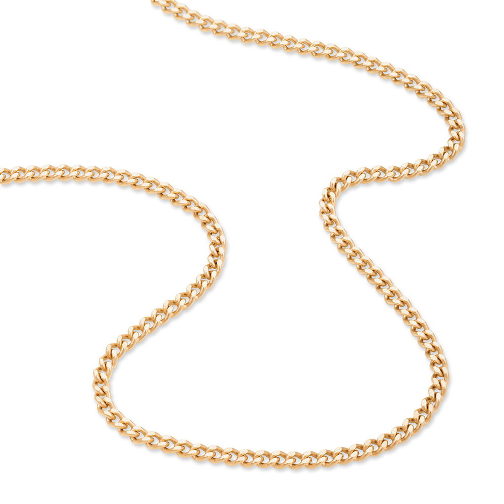 Chaîne Clement Maille Gourmette Plaqué Or Jaune