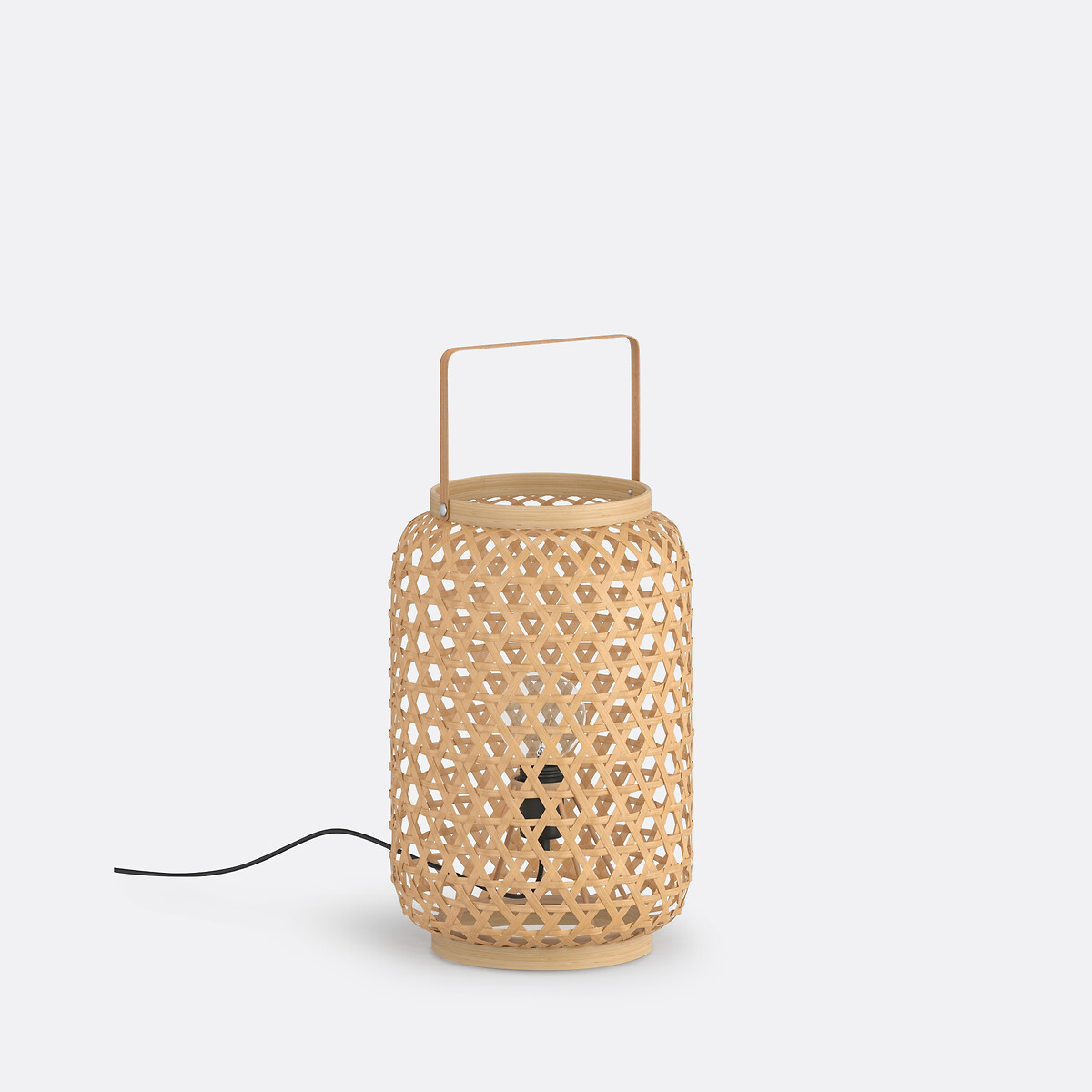 LA REDOUTE INTERIEURS<br>Candeeiro de mesa Iska em bambu