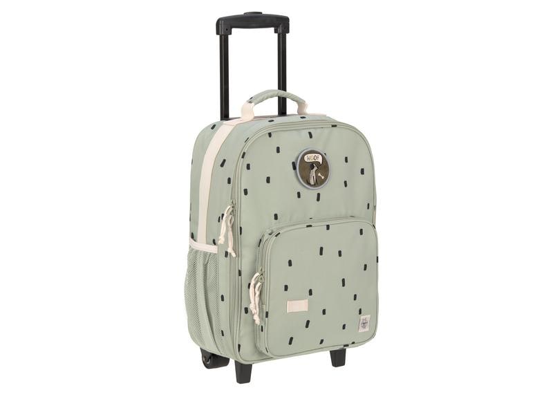 Lässig Reisetrolley Happy Prints Light Olive Wasserabweisender Kinderkoffer