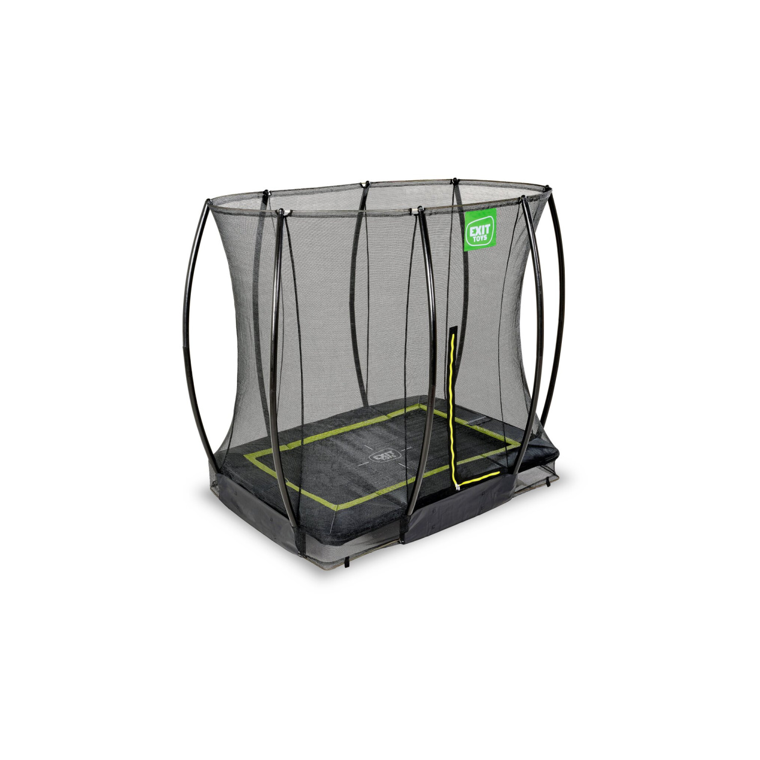 EXIT Silhouette inground trampoline 153x214cm met veiligheid