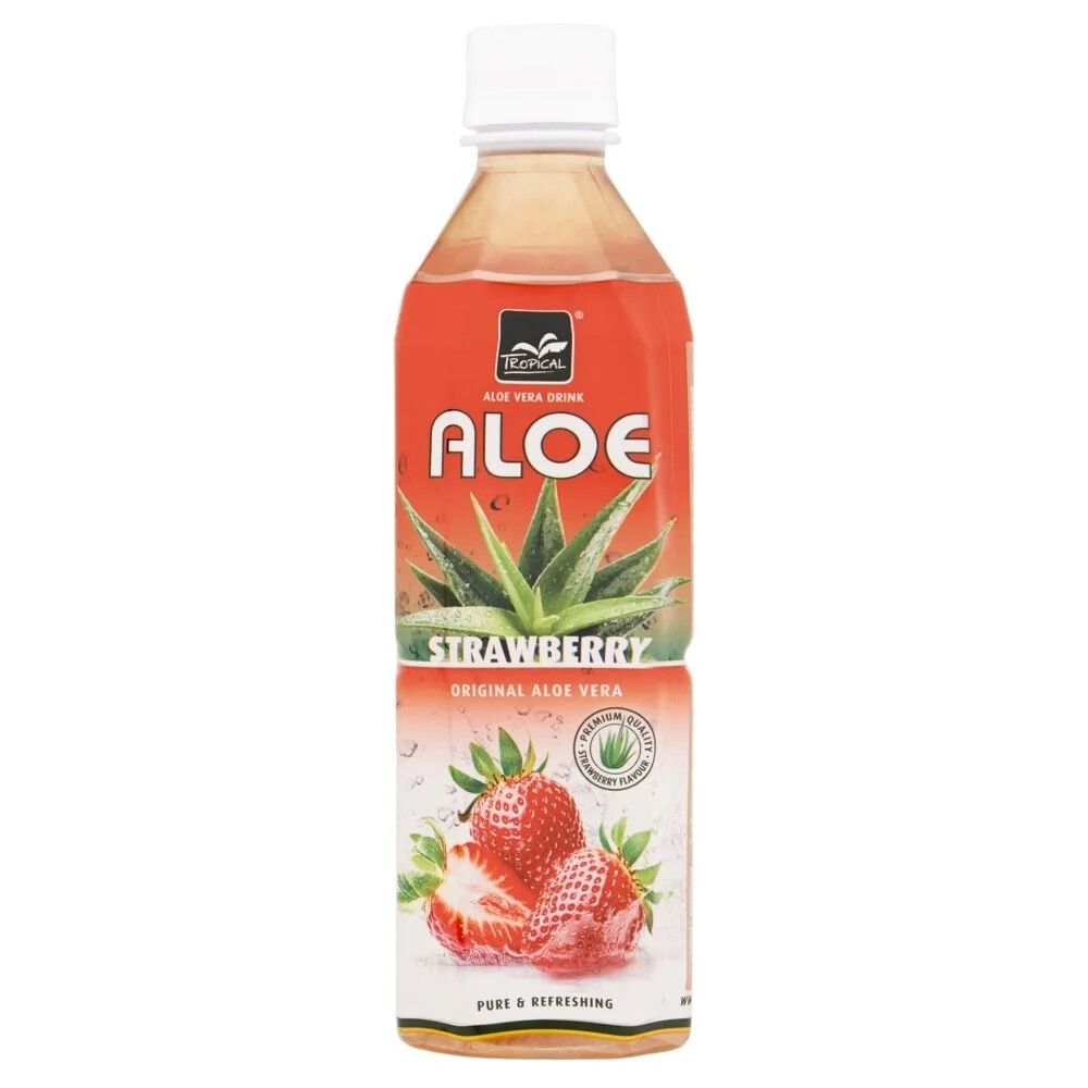 5x Tropical Aloe Vera Drink Aardbei500 ml