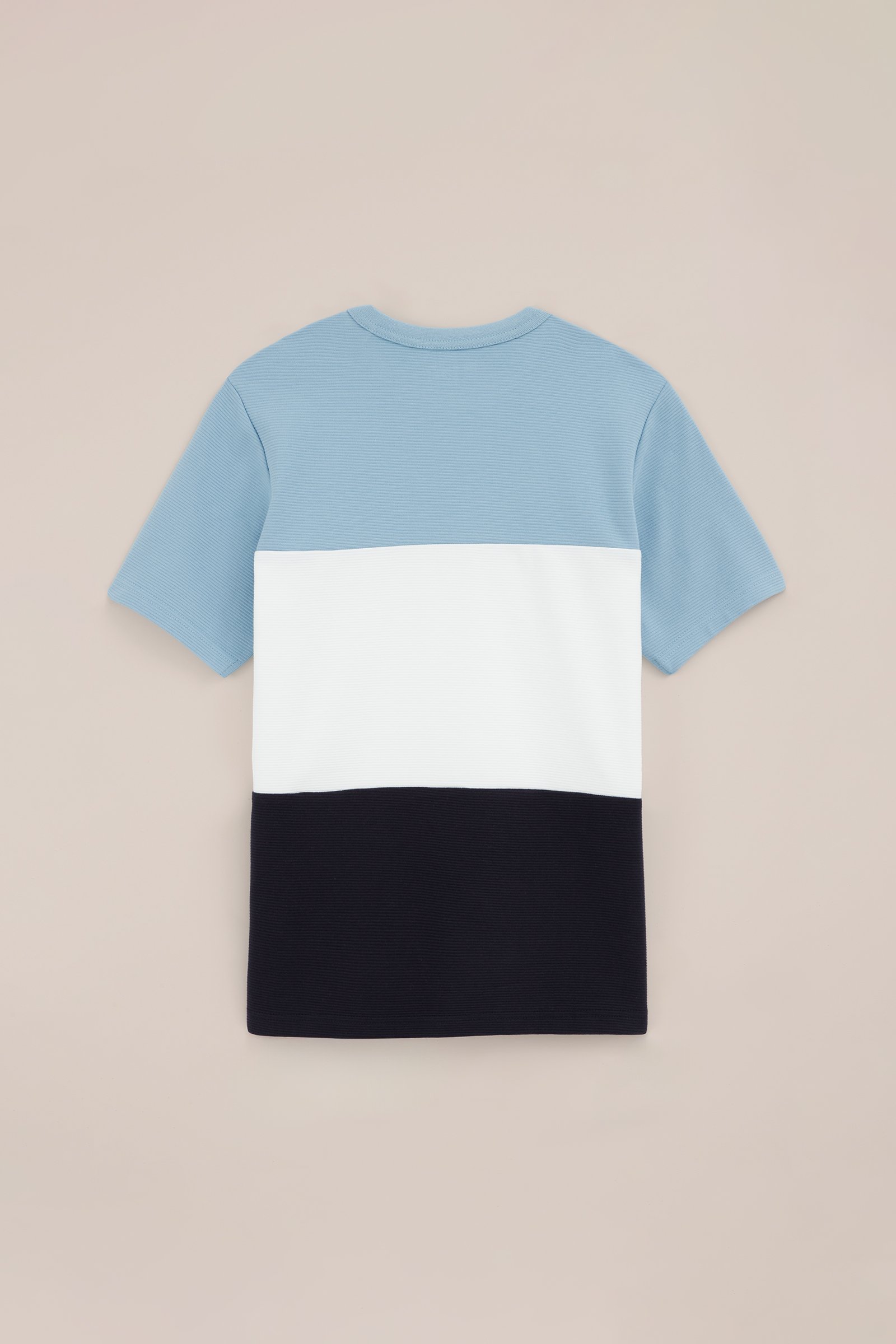 Jongens T-shirt met structuur Blue Ridge Blauw