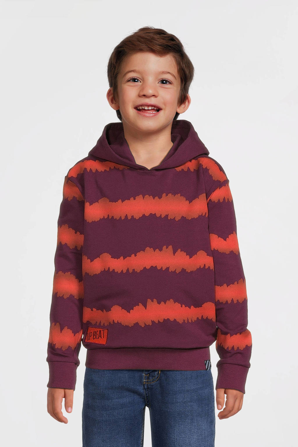 B.Nosy tie-dye hoodie Steve paars/oranje
