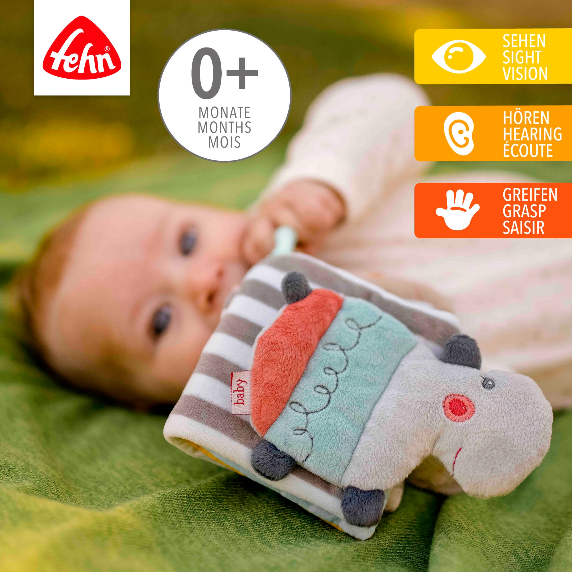 Fehn Greifspielzeug »Classic Stars, Stoffbuch Loopy &  Lotta«