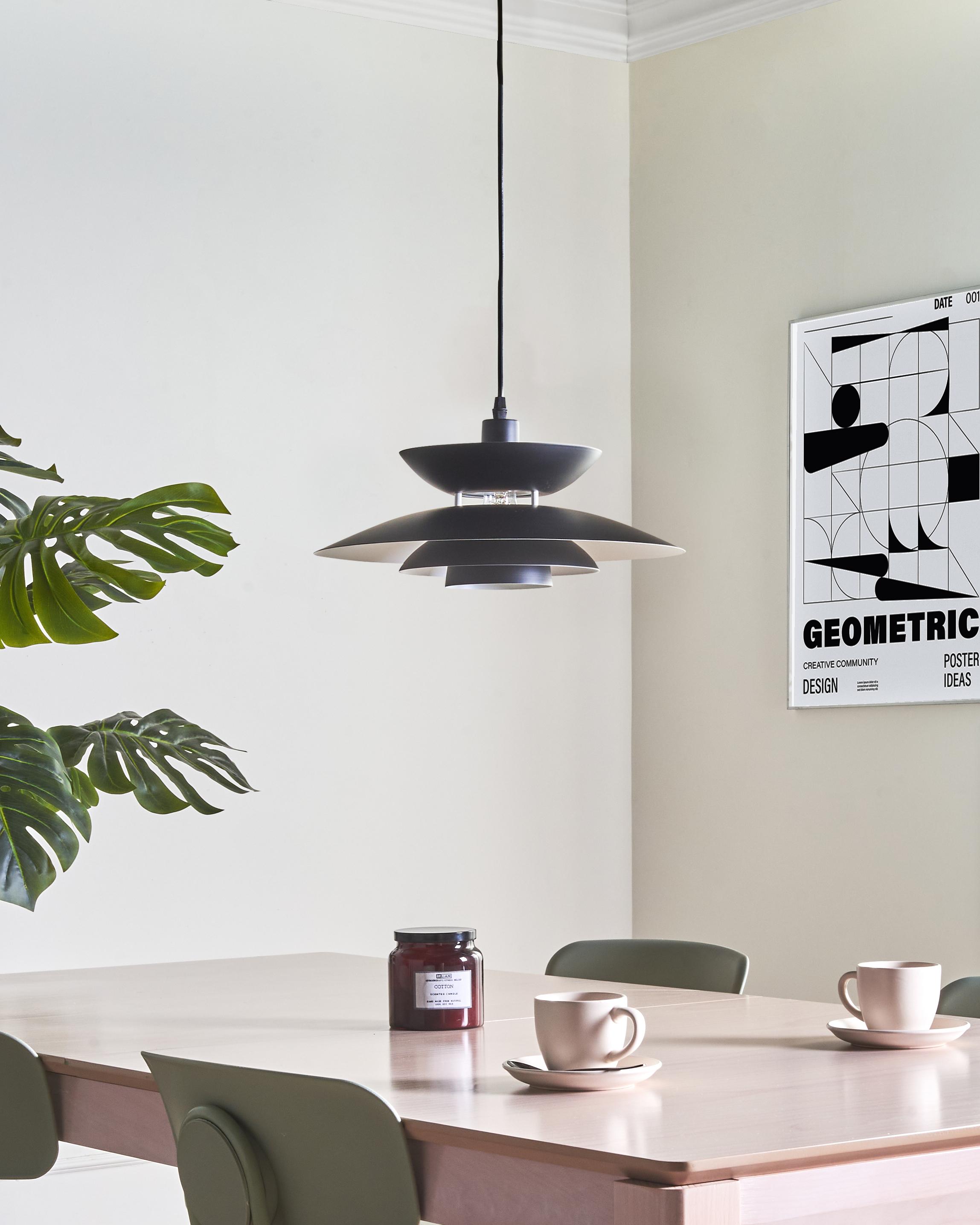Hanglamp JURGA Metaal Zwart