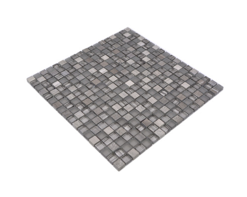 Glasmozaïek XCM M590 Mix grijs 30x30 cm