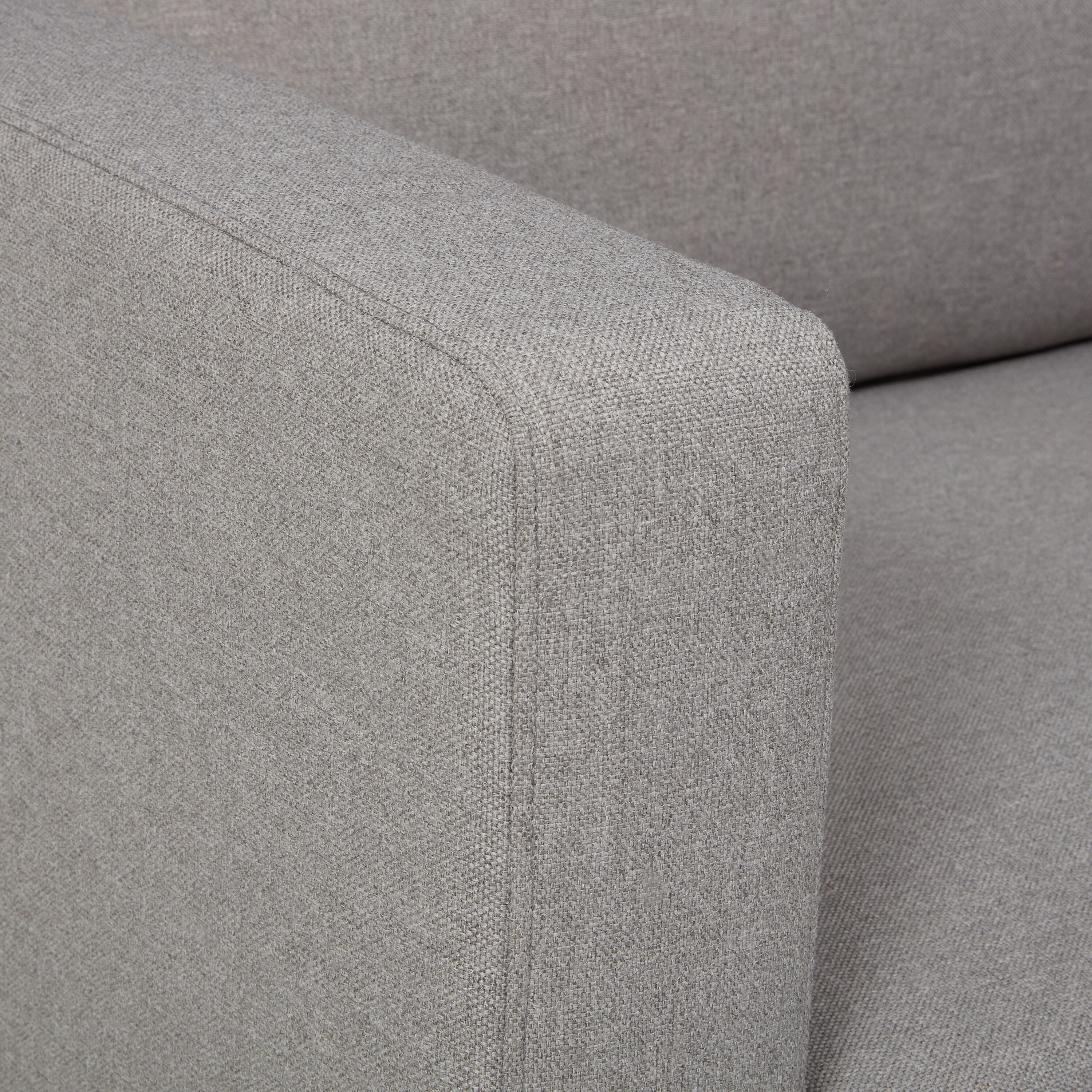 KARAN St Satya - Hellgrau / B: 202.0 cm x T: 87.0 cm x H: 81.0 cm
