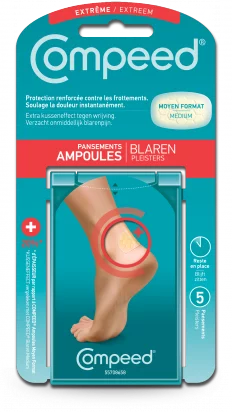 Extrême Ampoules Moyen Format -  5 pansements