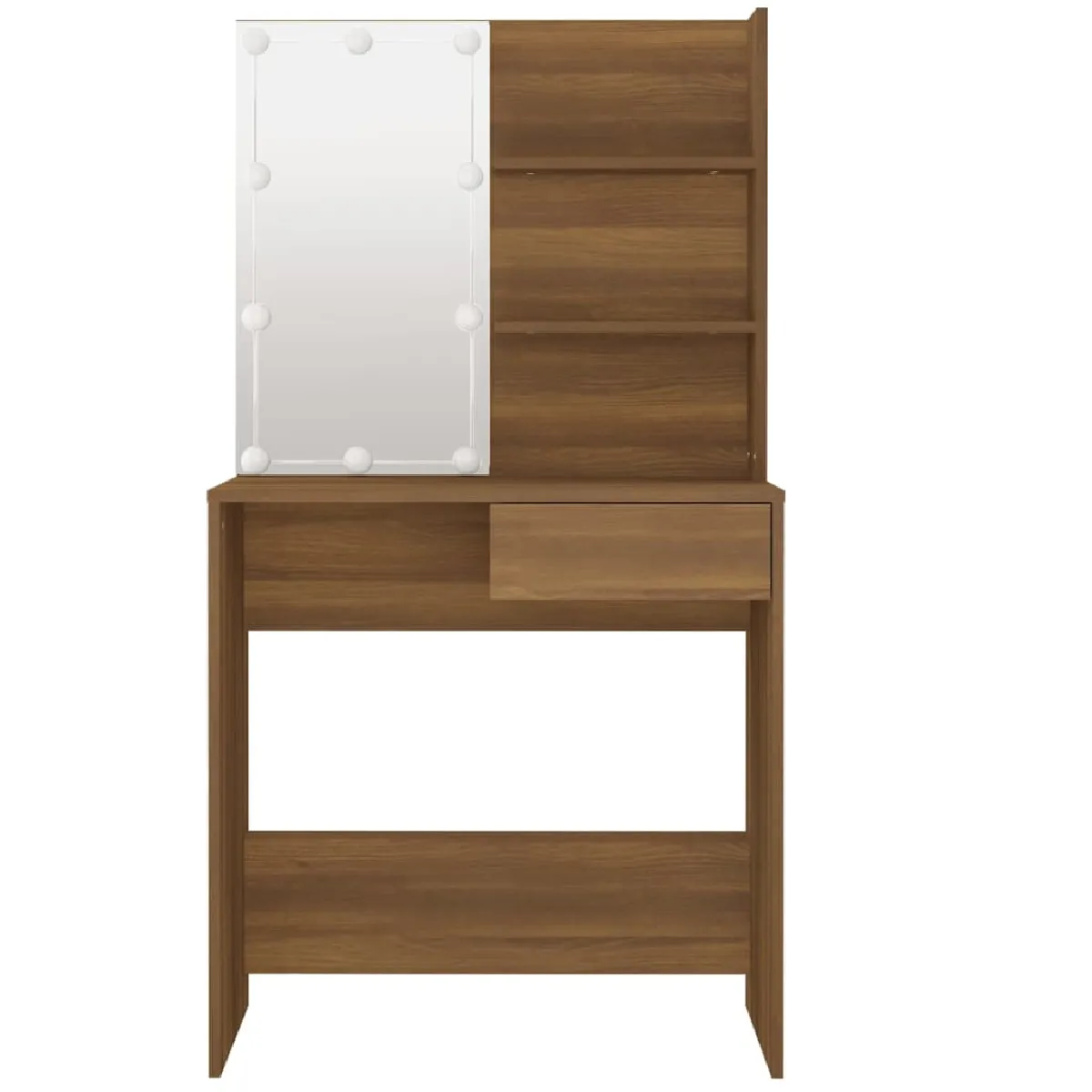 Coiffeuse Helloshop26 - Chêne Marron