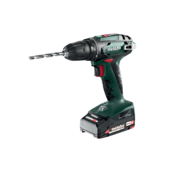 Metabo 18V accuboormachine BS18 incl. 2 accu's 2.0Ah + lader en accessoire-set in koffer