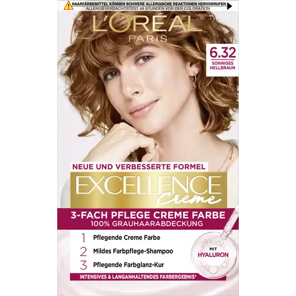 Crème 6.32 Sonniges Hellbraun