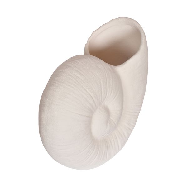 Opjet Schelp Vaas - Wit