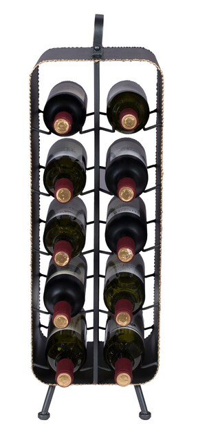 zuiver Weinregal STALWART 22 x 68 cm Eisen schwarz
