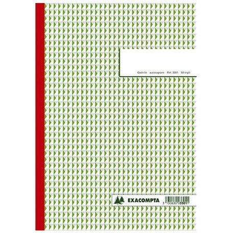 Manifold Exacompta 3301E - 50 pages 21 x 29,7 cm Duplicata 3 exemplaires