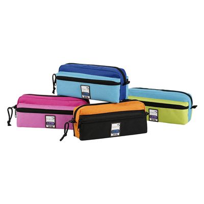 Trousse rectangulaire Teknik Triple - 3 compartiments - 4 coloris disponibles - Viquel
