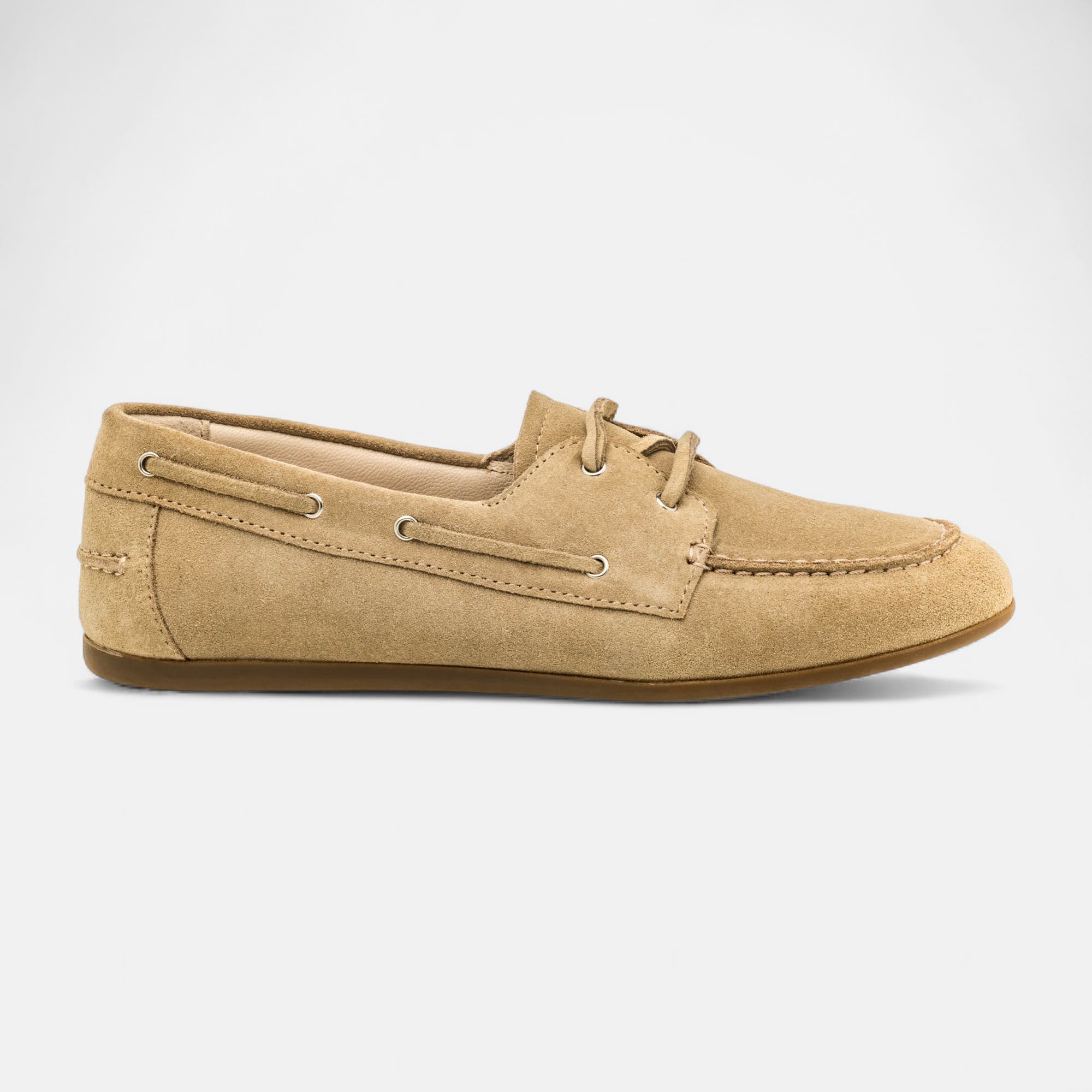 Mocassins Femme en cuir beige