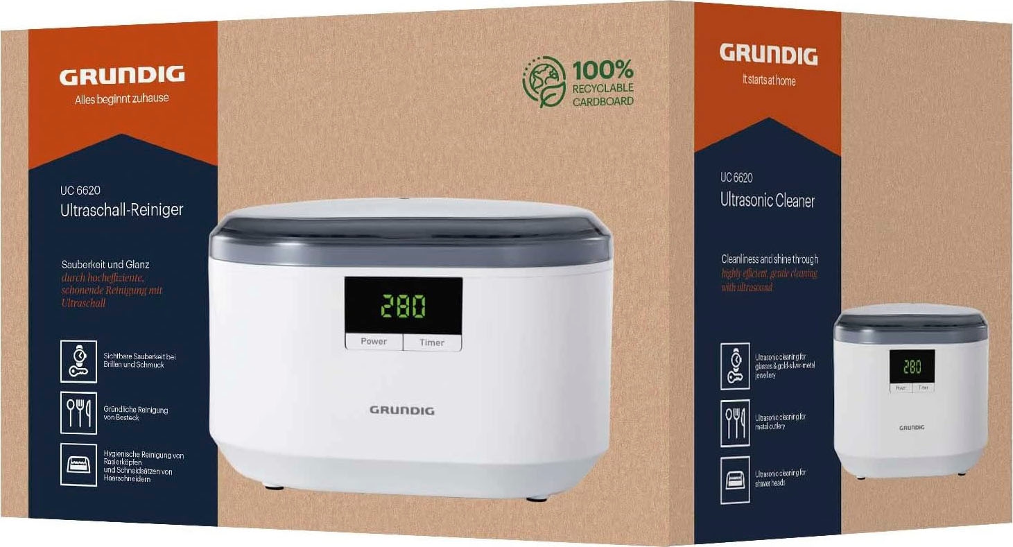 Grundig Ultraschallreiniger »UC 6620« 50 Watt