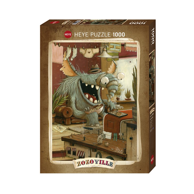 Puzzle 1000 pièces - Zozoville Laundry Day