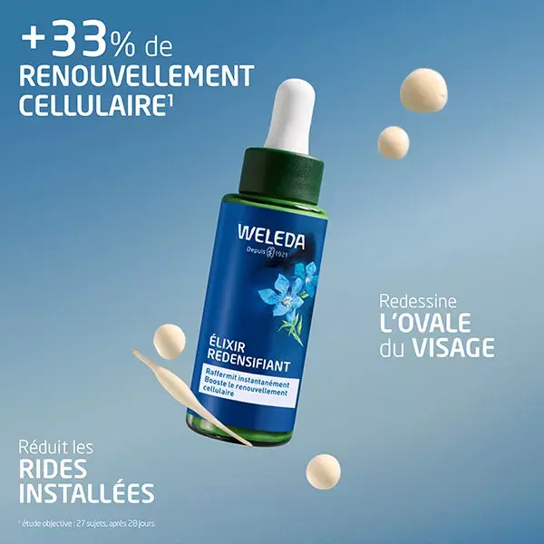 Weleda Gentiane Bleue & Edelweiss Élixir Redensifiant Bio 30ml