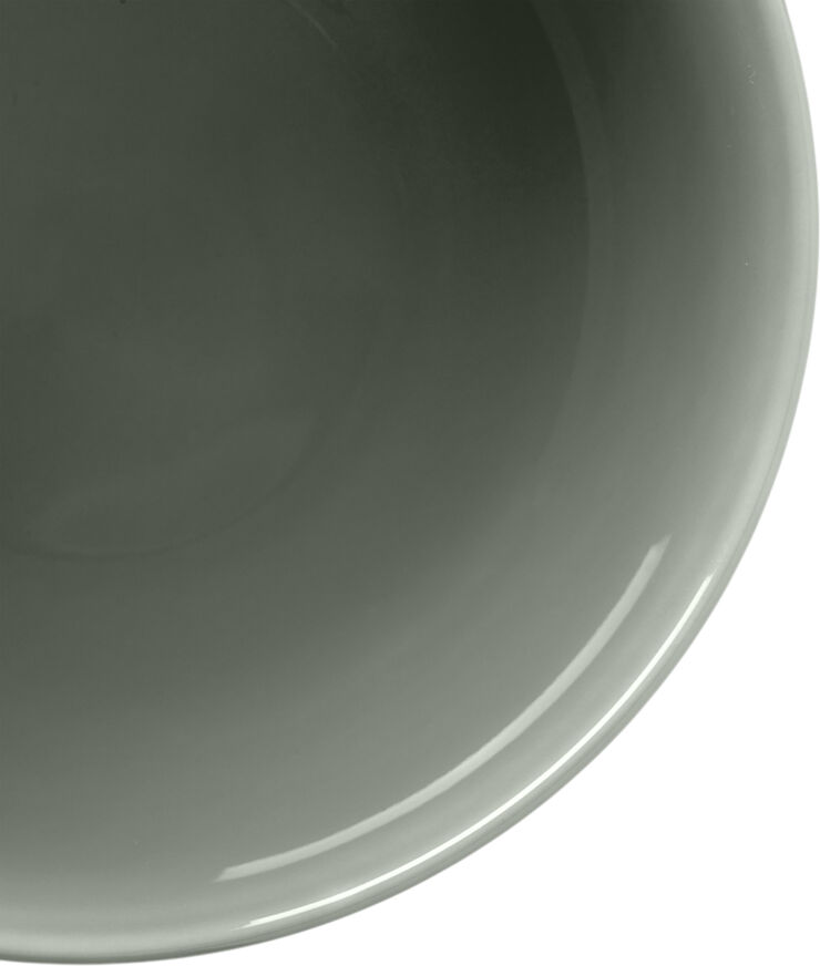 Lyngby Porcelæn Rhombe Earth Skål Ø13 cm moss Grøn