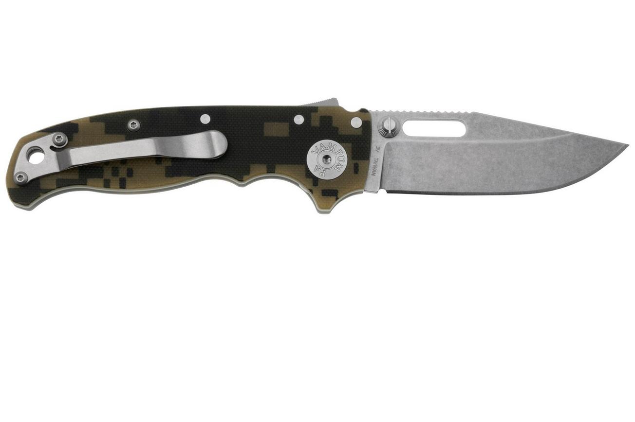 Demko Knives AD20.5 Shark-Lock CPM 3V Clip Point AD205-3V-CPDC Digi-Camo G10, zakmes