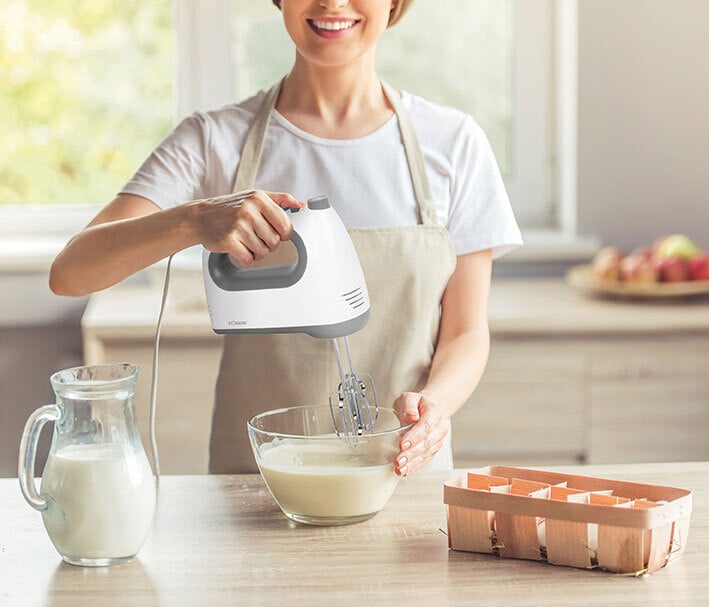 BOMANN Handmixer HM 6054 CB 400 Watt weiß/grau