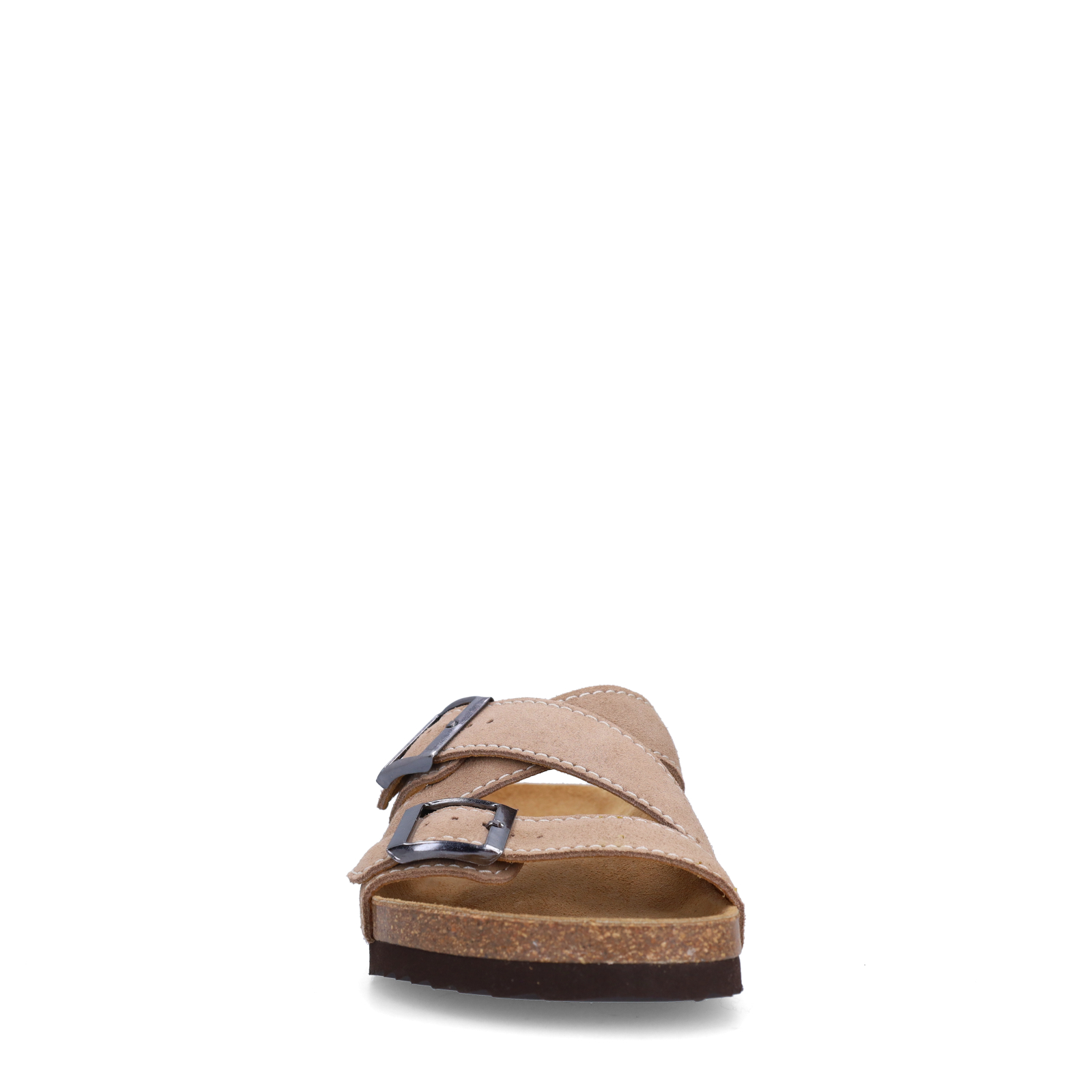 Beige suède slippers