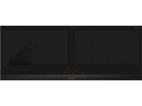 Siemens iQ700 EX275HXC1E - Induktions kogeplade - 4 plader - Niche - bredde: 88 cm - dybde: 33 cm - stålramme - sort