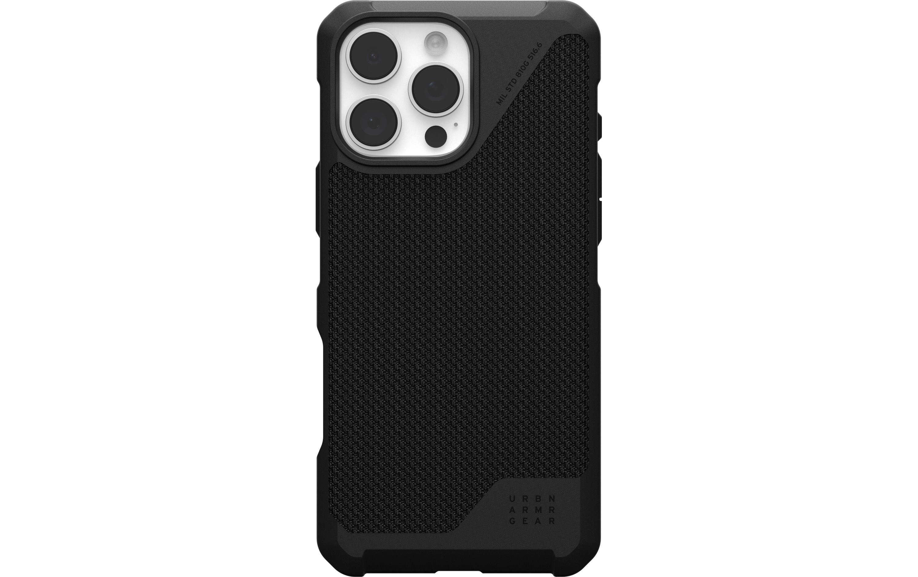 Back Cover Metropolis LT iPhone 16 Pro Max Kevlar BlackSchutzhülle für das Apple iPhone 16 Pro Max