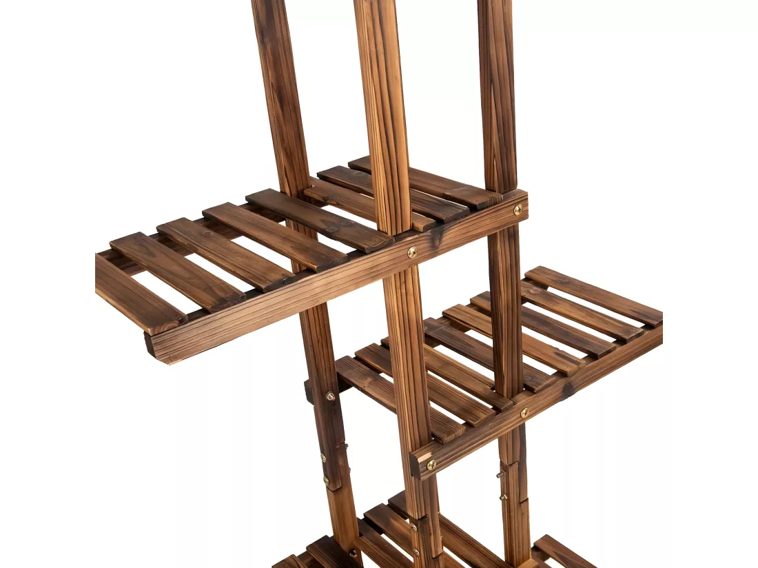 Etagère à fleurs en bois marron 75 x 25 x 140 cm 20_0000611