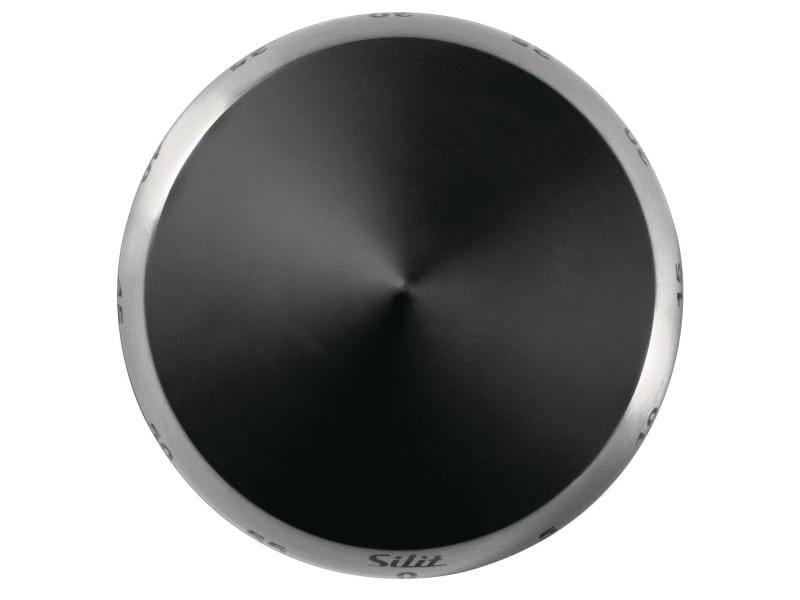 Silit Küchentimer Swing Schwarz/Silber Mit beschwertem Boden