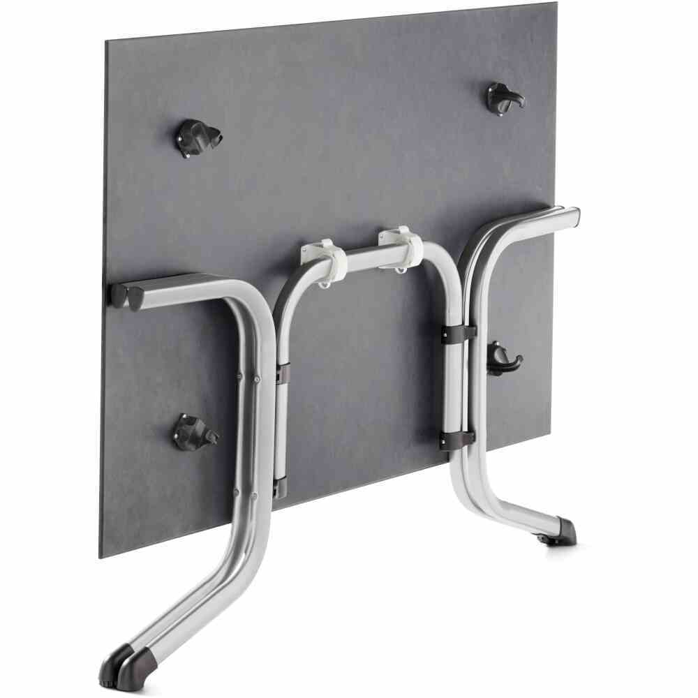 Klapptisch POLYTEC - graphit - Schiefer anthrazit - 140x90 cm