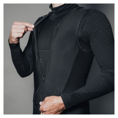 Collant Long Avec Gilet Intégré Spatzwear Bibz Noir