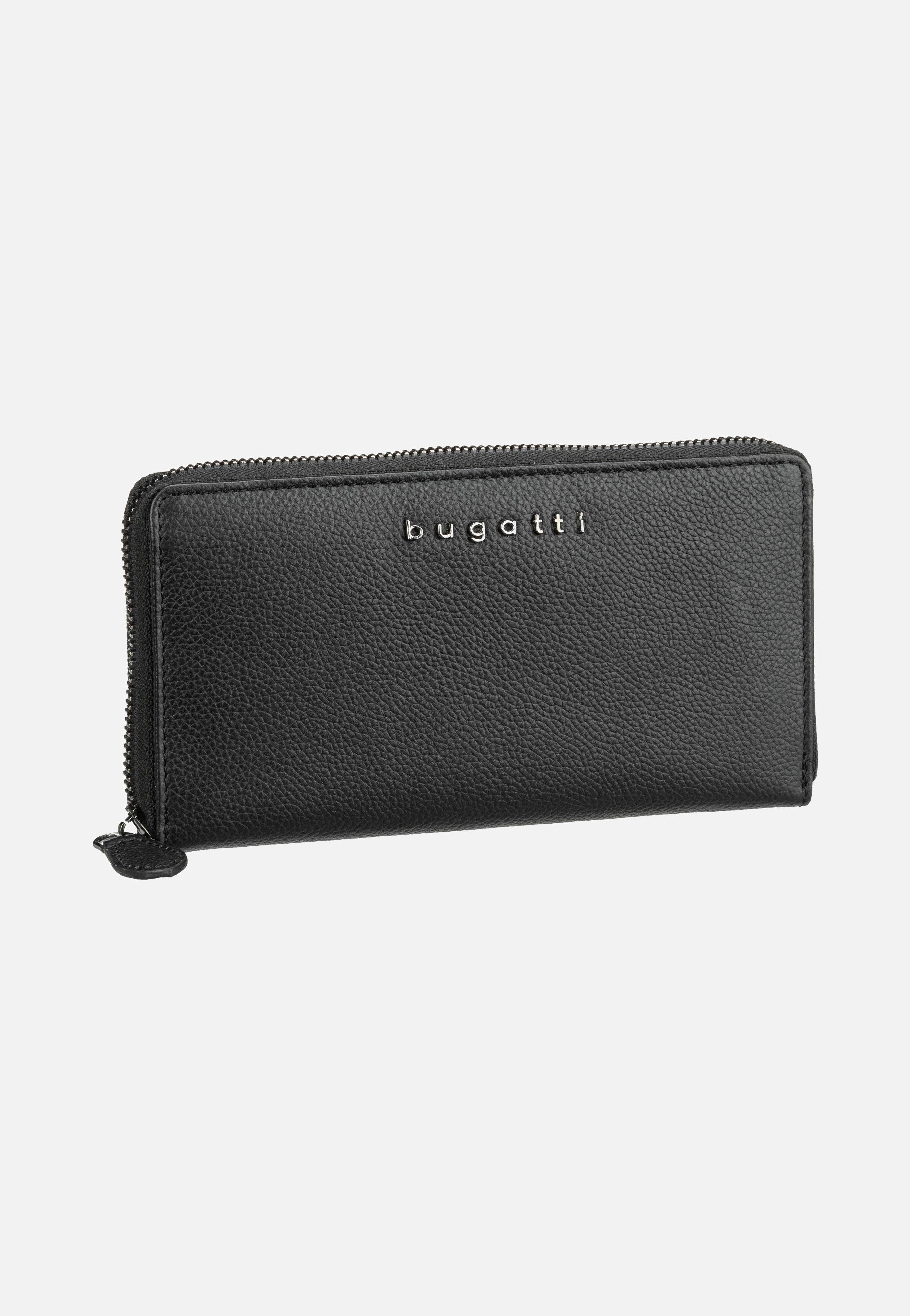 Bella Ladies Zip Longpurse Schwarz - Portemonnaie