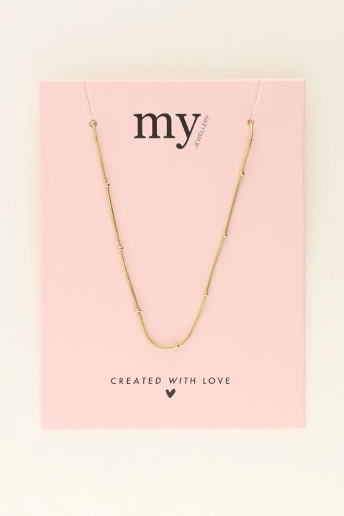 Ketting basic met bolletjes