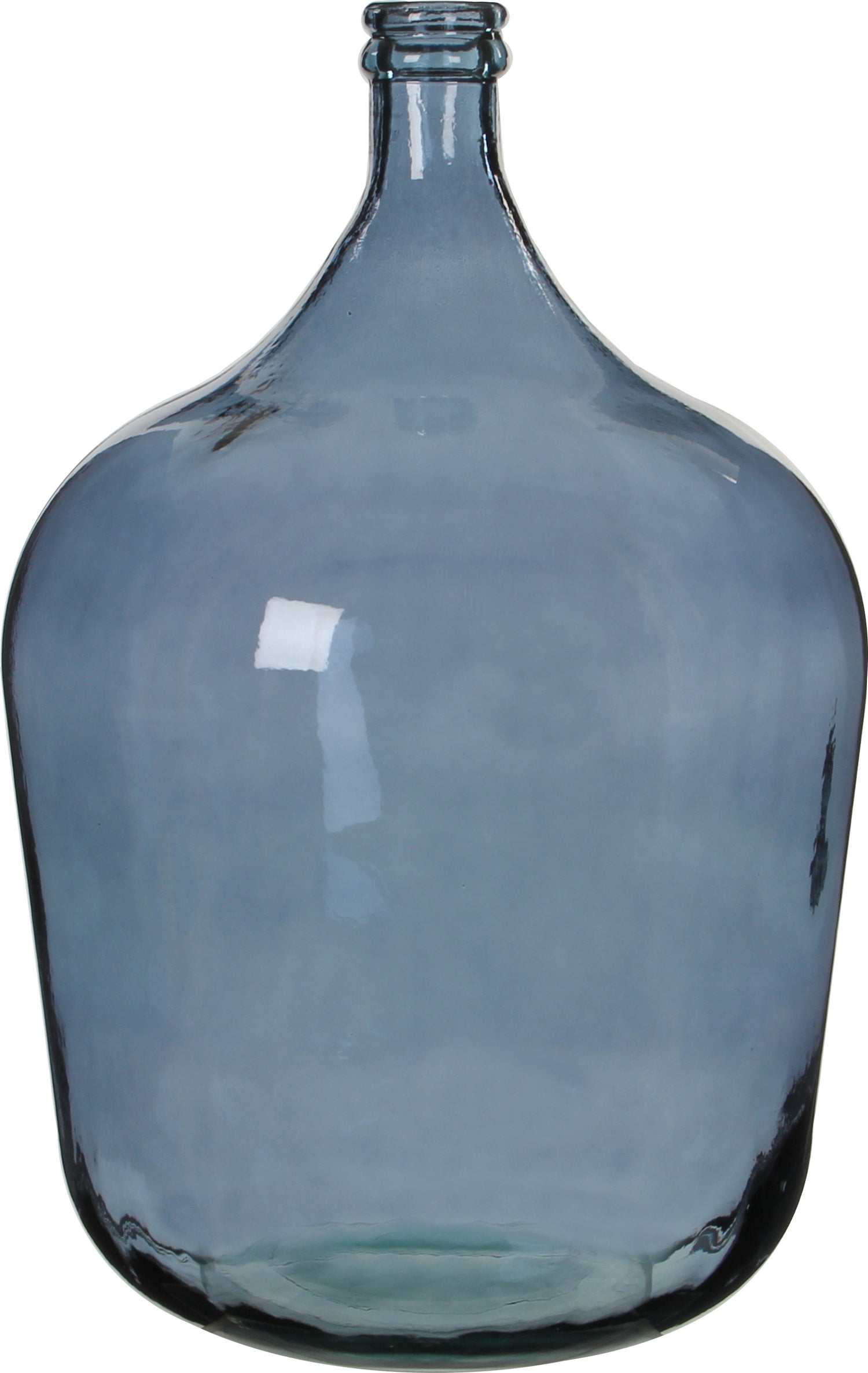 Mica Decorations fles Diego blauw D 40 H 56 cm