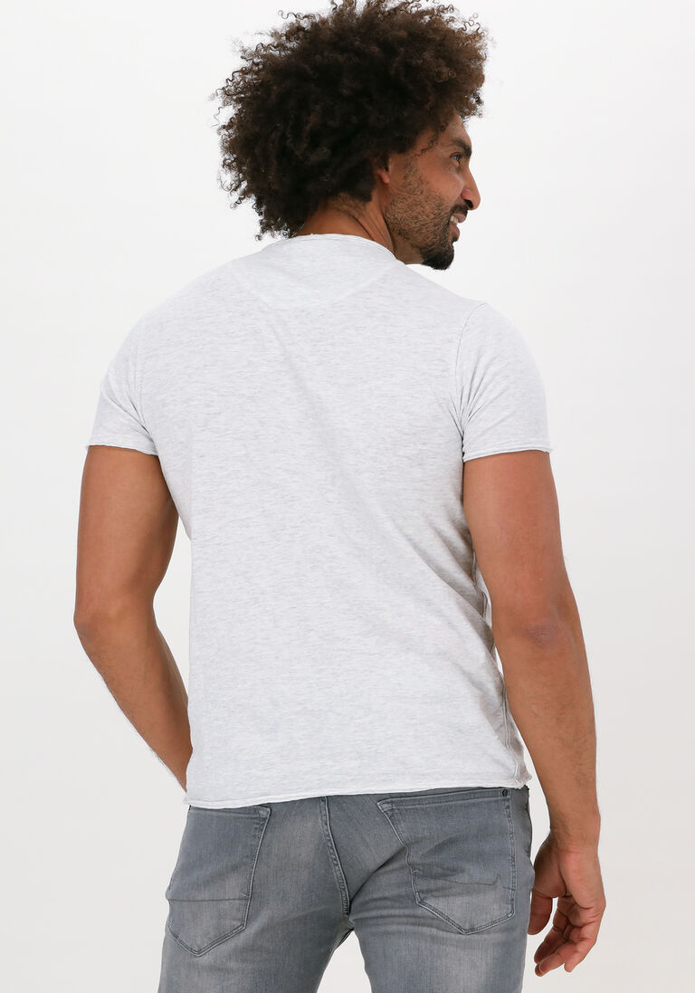 DSTREZZED grijze dstrezzed t-shirt mc. queen basic tee slub jersey
