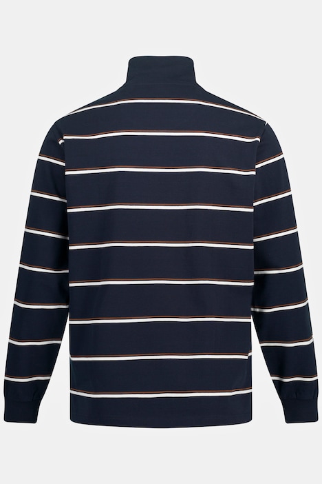 Sweatshirt, Stehkragen, verdeckter Zipper