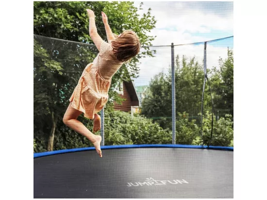 Trampoline de jardin ø 305 cm- 10FT- Filet intérieur, Matelas de protection et Echelle