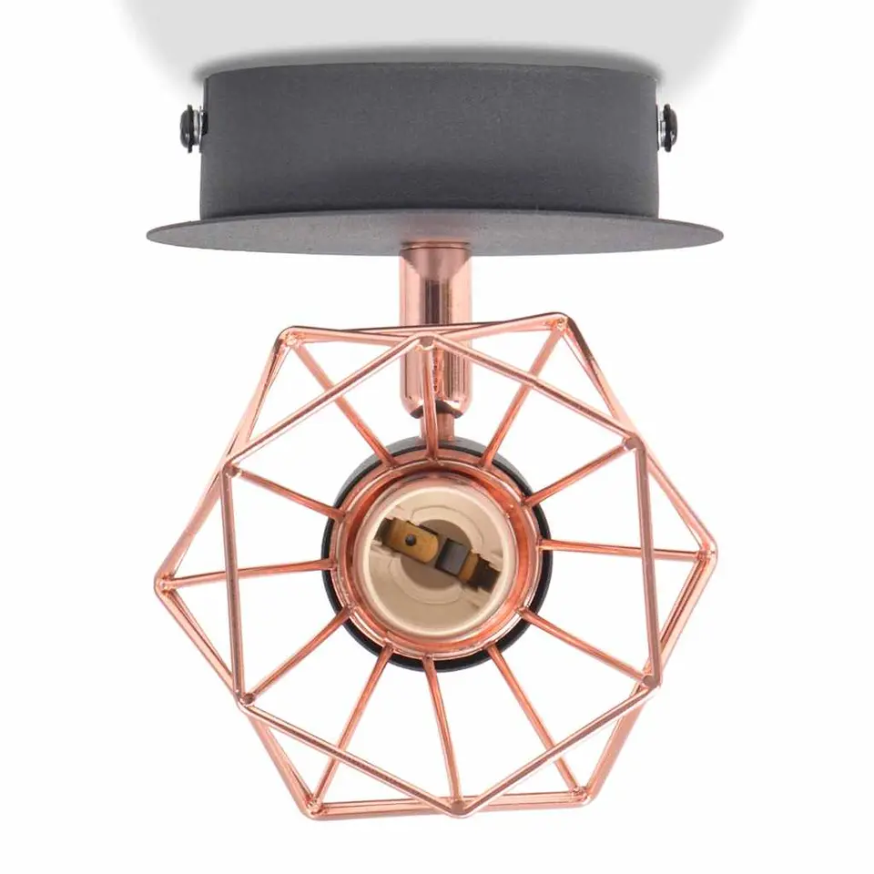 vidaXL - Wandlamp - Multikleur - Metaal - 2 stuks