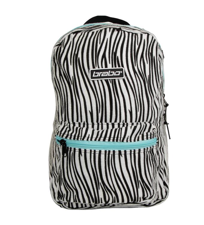Brabo BB5260 Storm Leopard Zebra Backpack
