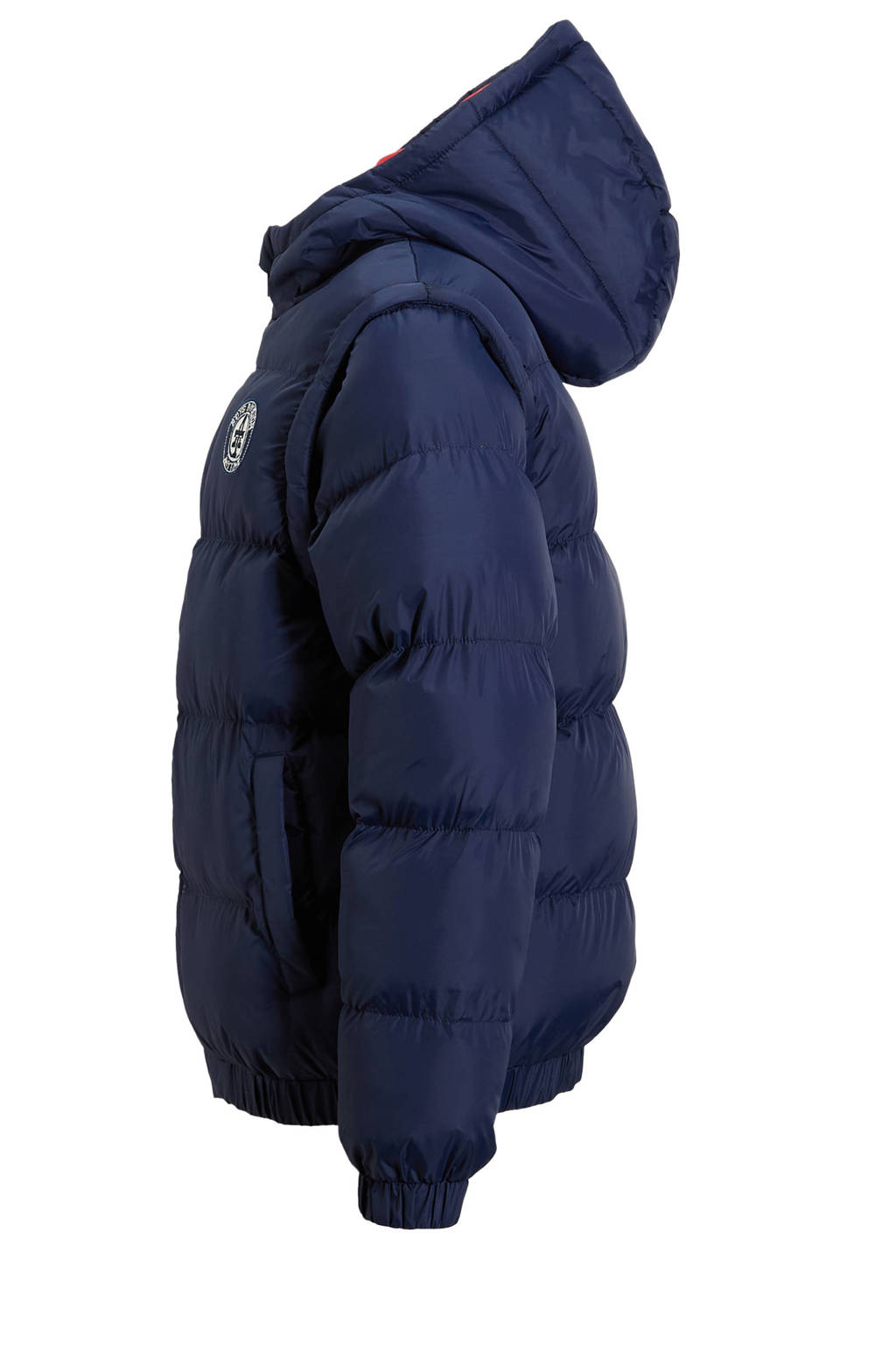 anytime 2 in 1 winterjas donkerblauw